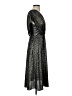 Alice + Olivia 100% Polyester Metallic Silver Cocktail Dress Size 0 - photo 4