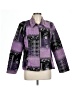Christopher & Banks Print Purple Jacket Size L (estimated) - photo 1