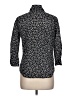 Chico's Print Black 3/4 Sleeve Button-Down Shirt Size Lg (2) - photo 2