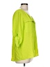 Anne Klein 100% Polyester Green 3/4 Sleeve Blouse Size L - photo 4