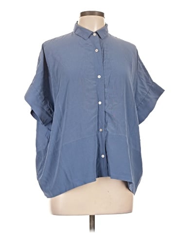 Everlane Short Sleeve Silk Top (view 1)