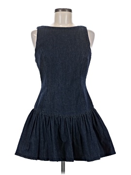 princess polly baby blue dress LIMITED EDITION JEWELED DENIM DRESS - Blue main image 0