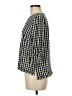 J.Jill 100% Rayon Checkered-gingham Black 3/4 Sleeve Blouse Size M - photo 5
