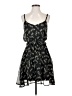 Black Poppy 100% Polyester Floral Black Casual Dress Size S - photo 1