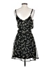 Black Poppy 100% Polyester Floral Black Casual Dress Size S - photo 2