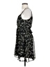 Black Poppy 100% Polyester Floral Black Casual Dress Size S - photo 5