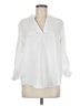 Shein White 3/4 Sleeve Blouse Size 6 - photo 1