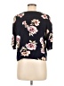LUQ Black Short Sleeve Blouse Size M - photo 2