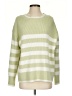 Miss Love Stripes Green Pullover Sweater Size S - photo 1