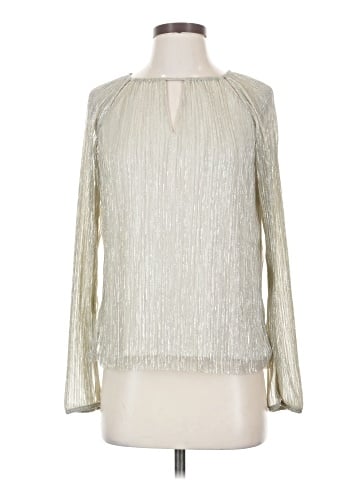 White House Black Market Long Sleeve Blouse (view 1)