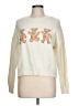 Hooked Up Ivory Pullover Sweater Size L - photo 1