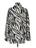 Suncoo Animal Print Ivory Long Sleeve Blouse Size Sm (T1) - photo 2