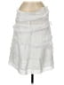 Assorted Brands 100% Cotton Solid White Casual Skirt Size S - photo 1