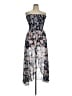Venus 100% Polyester Paisley Blue Cocktail Dress Size 1X - photo 1