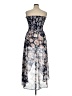 Venus 100% Polyester Paisley Blue Cocktail Dress Size 1X - photo 2