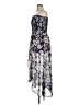 Venus 100% Polyester Paisley Blue Cocktail Dress Size 1X - photo 5