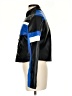 Fashion Nova 100% Polyurethane Color Block White Jacket Size XS - photo 5