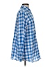 J. McLaughlin Checkered-gingham Blue Long Sleeve Button-Down Shirt Size S - photo 4