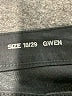 Code Bleu Solid Black Formal Skirt Size 10/29 - photo 5