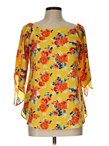 Status by Chenault 3/4 Sleeve Blouse (view 1)