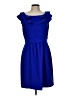 Blithe 100% Polyester Solid Blue Cocktail Dress Size 10 - photo 1
