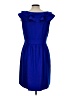 Blithe 100% Polyester Solid Blue Cocktail Dress Size 10 - photo 2