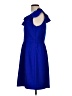 Blithe 100% Polyester Solid Blue Cocktail Dress Size 10 - photo 5