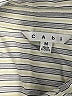 CAbi Stripes Green 3/4 Sleeve Button-Down Shirt Size M - photo 7