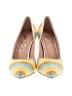 Assorted Brands Color Block Yellow Tan Heels Size 7 - photo 2