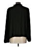 Ann Taylor LOFT 100% Polyester Green Long Sleeve Blouse Size L - photo 2