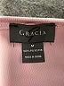 Gracia 100% Polyester Solid Pink Sweatshirt Size M - photo 7