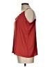 Ann Taylor LOFT 100% Polyester Red Sleeveless Blouse Size L - photo 5