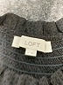 Ann Taylor LOFT 100% Polyester Black Long Sleeve Blouse Size M - photo 7