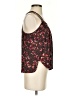Deletta 100% Rayon Floral Brown Sleeveless Blouse Size XS - photo 4