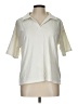 Jaclyn Intimates Ivory Short Sleeve Polo Size L - photo 1