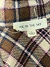 Pie in the sky 100% Polyester Plaid Brown Jacket Size L - photo 6