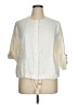 Chico's 100% Linen Ivory 3/4 Sleeve Blouse Size XL (3) - photo 1
