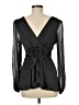 Torrid Black Silver Long Sleeve Top Size Med Plus (00) - photo 2