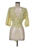 ASOS Design Yellow 3/4 Sleeve Blouse Size 6 - photo 1