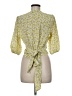 ASOS Design Yellow 3/4 Sleeve Blouse Size 6 - photo 2