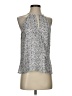 Parker Silver Sleeveless Blouse Size S - photo 1