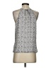 Parker Silver Sleeveless Blouse Size S - photo 2