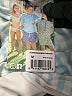 Assorted Brands Checkered-gingham Blue Swimsuit Top Size M - photo 4
