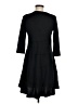 Neesha Solid Black Casual Dress Size M - photo 2