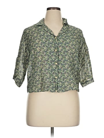 Flax Short Sleeve Blouse (view 1)