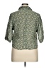 Flax 100% Rayon Floral Green Short Sleeve Blouse Size 14 (L) - photo 2