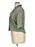Flax 100% Rayon Floral Green Short Sleeve Blouse Size 14 (L) - photo 5