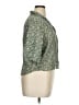 Flax 100% Rayon Floral Green Short Sleeve Blouse Size 14 (L) - photo 4