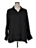 Old Navy 100% Polyester Black Long Sleeve Blouse Size XL - photo 1