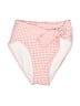 Freshwater Checkered-gingham Pink Swimsuit Bottoms Size S - photo 1